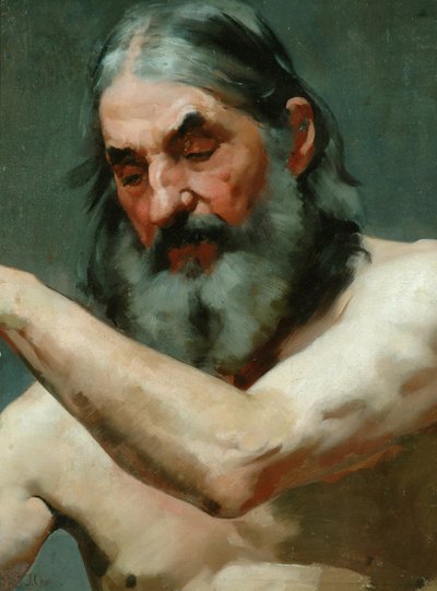 Study of an Old Man by James Charles